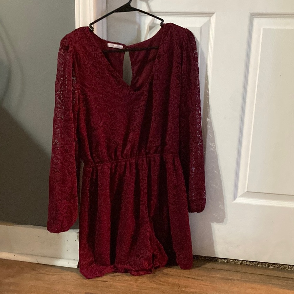 red romper